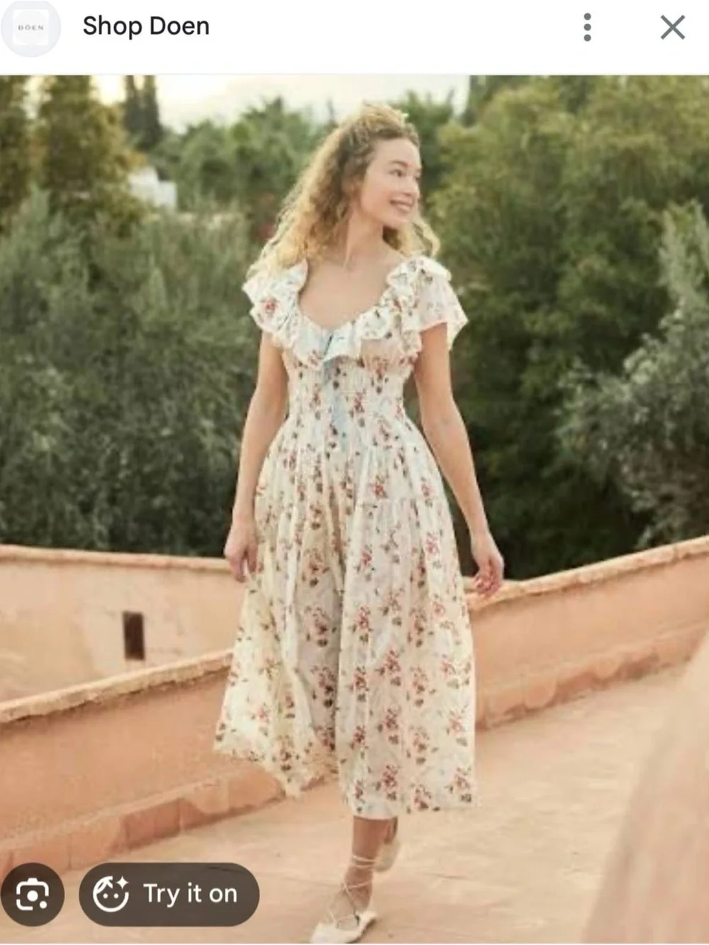 BNWT Doen Illiana Dress XXL - Picture 3 of 6